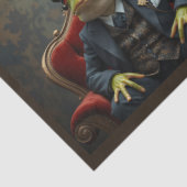 擬人化された動物，猫，犬，カエル 薄葉紙 (詳細)