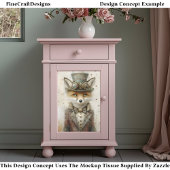 擬人化キツネスチームパンクコーディネートCA2デクページ 薄葉紙