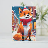 擬人化キツネ 招待状 (スタンド正面)