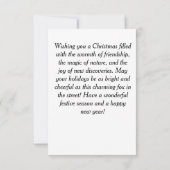 擬人化キツネ 招待状 (裏面)