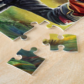 擬人化キャット不機嫌ハッターファンタジー童話 ジグソーパズル (側面)