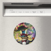 擬人化キャット不機嫌ハッターファンタジー童話 マグネット (インサイチュ (食洗機))