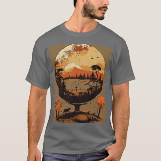 擬人化グランジグローブTシャツ Tシャツ