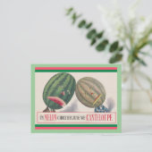 擬人化メロンパン葉書 ポストカード (スタンド正面)