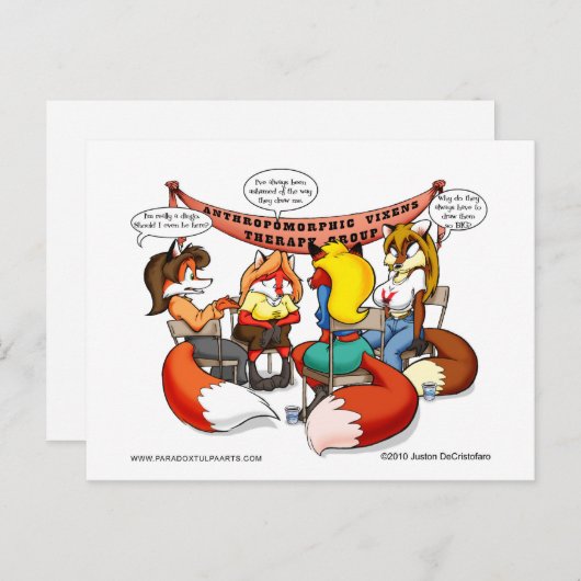 擬人化ヴィクセンセラピーポストカード ポストカード (正面/裏面)