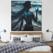 擬人化海 キャンバスプリント (インサイチュ (寝室))