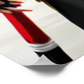 擬人的なクールパンダ暗殺者 | AI Art ポスター (角)