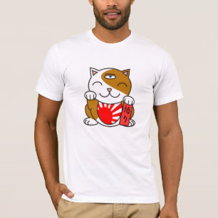 擬似さらさManeki Neko Tシャツ