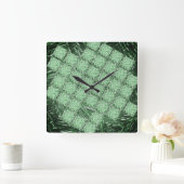 擬似セラミック、シミュレートされたグラムと壁の部品。 スクエア壁時計 (ホーム)