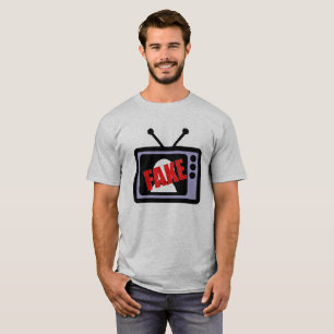 擬似ニュース-主流媒体 Tシャツ
