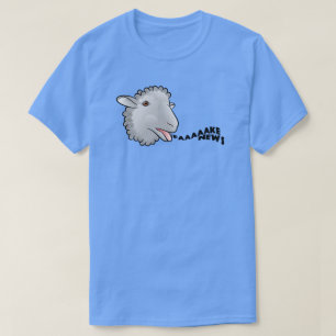 擬似ニュース! 政治ヒツジ Tシャツ