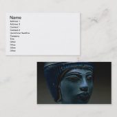 擬似王室のな頭部はTutankhaであるために、最初に考えました 名刺 (正面/裏面)