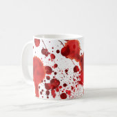擬似血の(ばちゃばちゃ)跳ねる コーヒーマグカップ (正面左)