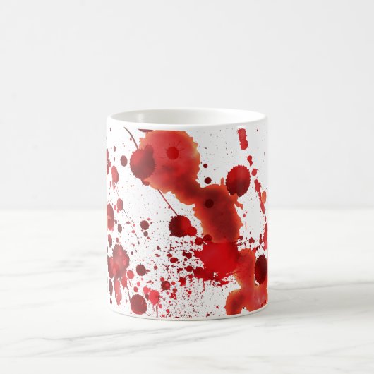 擬似血の（ばちゃばちゃ）跳ねる コーヒーマグカップ (中央)