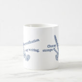 擬制おもしろいクリエイティブ書の コーヒーマグカップ (中央)