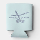 擬制おもしろいクリエイティブ書の 缶クーラー (裏面)