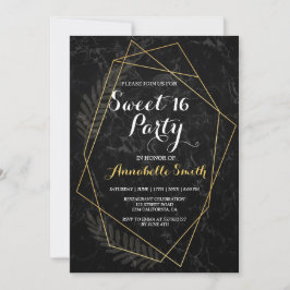 擬大理石  幾何学的な スイート16 招待状