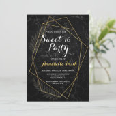 擬大理石  幾何学的な スイート16 招待状 (スタンド正面)