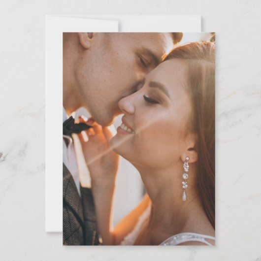 擬大理石 幾何学 招待状 (裏面)