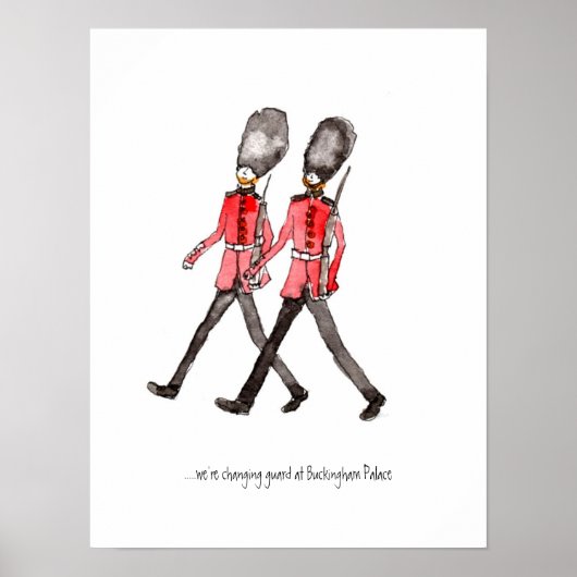 擲弾兵のガードのポスター ポスター (正面)