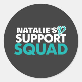 支パーソナライズされた援者の卵巣がん認識度 ラウンドシール