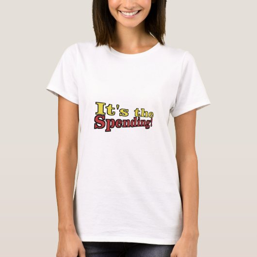 支出だ Tシャツ (正面)