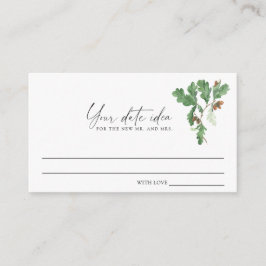 支店アカウント – 日付の夜のアイディア\ Date jar エンクロージャーカード