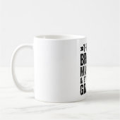 支店長最高のと更に優れた祖父 コーヒーマグカップ (左)