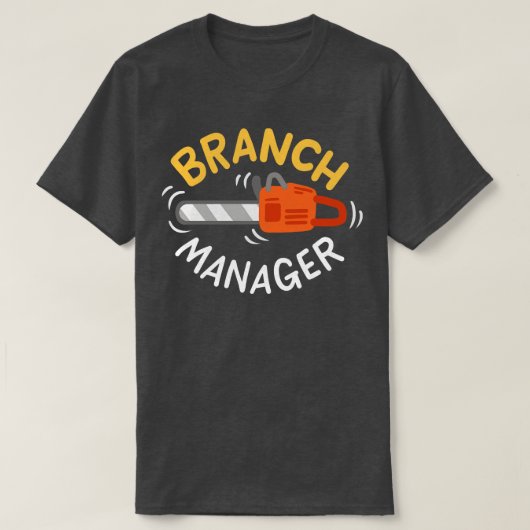 支店長 Tシャツ (デザイン正面)
