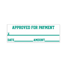 支払いゴム印の承認 セルフインキングスタンプ