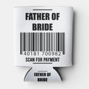 支払いパパシャツのための花嫁スキャンの父親 缶クーラー