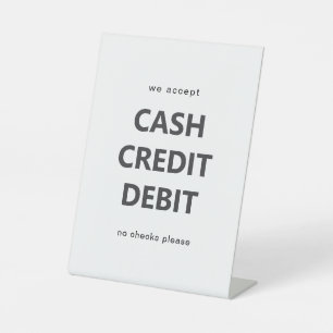 支払い方法業務プロフェッショナルモダン 台座サイン