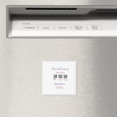 支払い用QRコードロゴソーシャルメディア マグネット (インサイチュ (食洗機))
