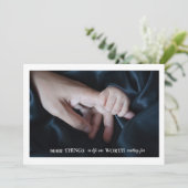 支払いTouch写真の誕生発表 案内状 (スタンド正面)