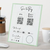 支払う支払い単位 台座サイン (インサイチュ)