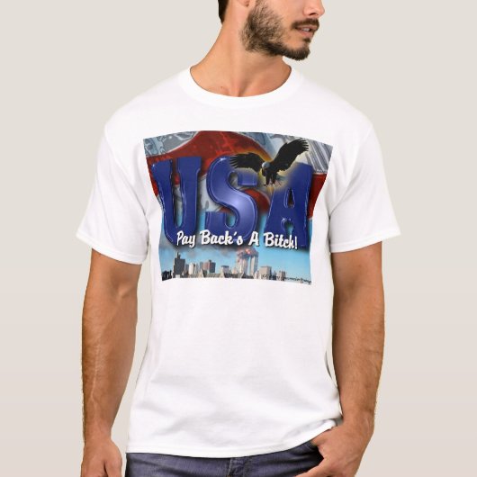 支払って下さい Tシャツ (正面)