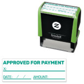 支払の承認を受けた自己インクスタンプ セルフインキングスタンプ (インサイチュ)