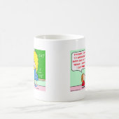 支払われる幼稚園教師 コーヒーマグカップ (中央)