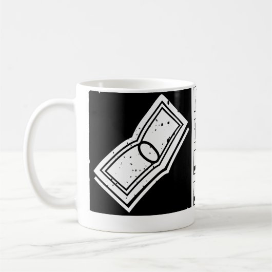 支払名簿は生き延びます コーヒーマグカップ (左)