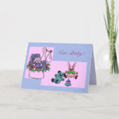 支払新生児通知カード 案内状 (正面)