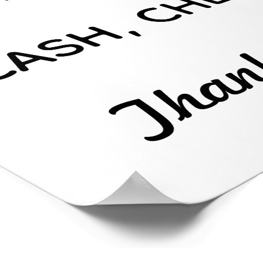 支払方法 ポスター (角)