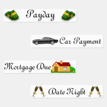 支払日、車の支払い、住宅ローンの期限、日付の夜