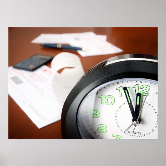 支払時間の支払 ポスター (正面)