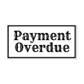 支払期限の超過ゴム印 ラバースタンプ (インプリント)