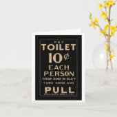 支払洗面所のメッセージカード カード (黄色い花)