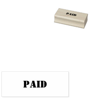 支払済みスタンプ ラバースタンプ