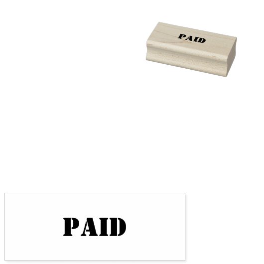 支払済みスタンプ ラバースタンプ (押印)