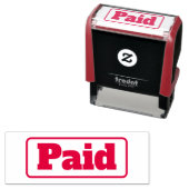 支払済みレッドオフィス&ビジネスタンプビル セルフインキングスタンプ (インサイチュ)