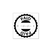 支払済み、会計士、中小企業 ラバースタンプ (インプリント)