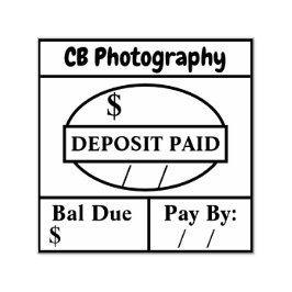 支払済み/支払い済みの銀行振込パーソナライズされた セルフインキングスタンプ
